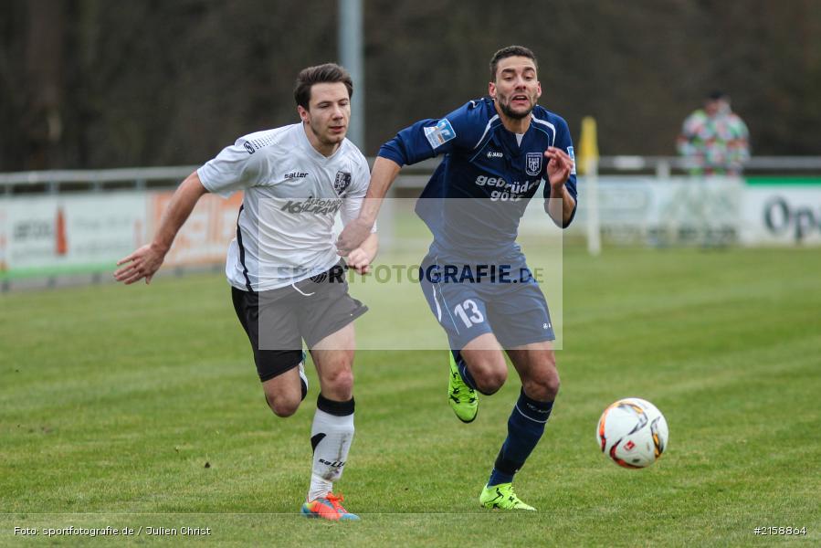 Jeffrey Karl, Felix Walter, 12.03.2016, Fussball, Landesliga Nordwest, TG Höchberg, TSV Karlburg - Bild-ID: 2158864 Jeffrey Karl, Felix Walter, 12.03.2016, Fussball, Landesliga Nordwest, TG Höchberg, TSV Karlburg - Bild-ID: 2158864