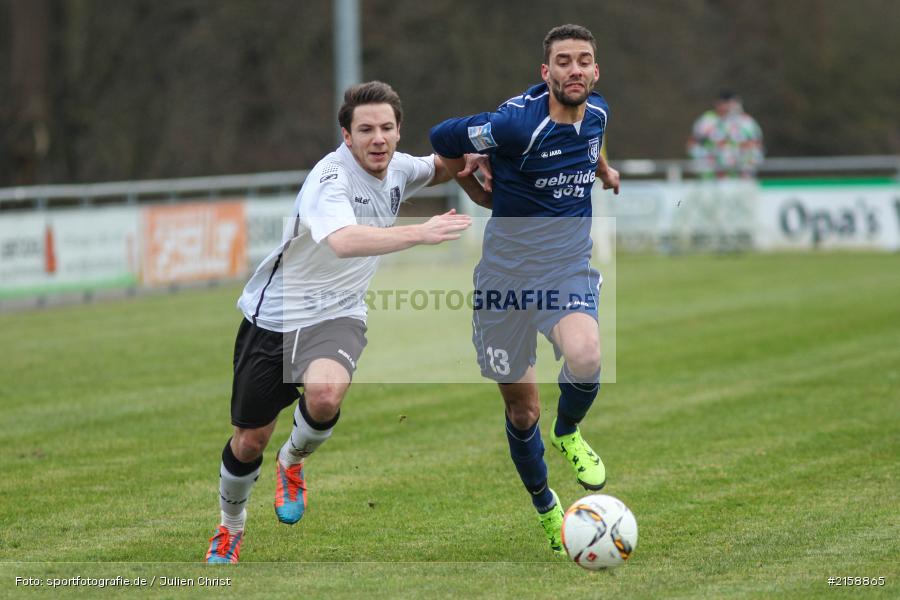 Jeffrey Karl, Felix Walter, 12.03.2016, Fussball, Landesliga Nordwest, TG Höchberg, TSV Karlburg - Bild-ID: 2158865 Jeffrey Karl, Felix Walter, 12.03.2016, Fussball, Landesliga Nordwest, TG Höchberg, TSV Karlburg - Bild-ID: 2158865