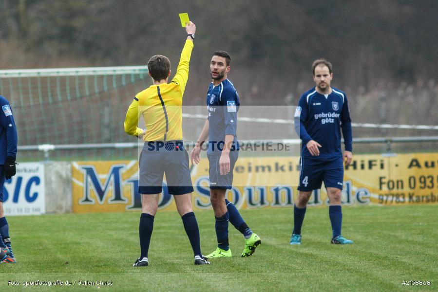 Kevin Rösch, Jeffrey Karl, 12.03.2016, Fussball, Landesliga Nordwest, TG Höchberg, TSV Karlburg - Bild-ID: 2158868 Kevin Rösch, Jeffrey Karl, 12.03.2016, Fussball, Landesliga Nordwest, TG Höchberg, TSV Karlburg - Bild-ID: 2158868