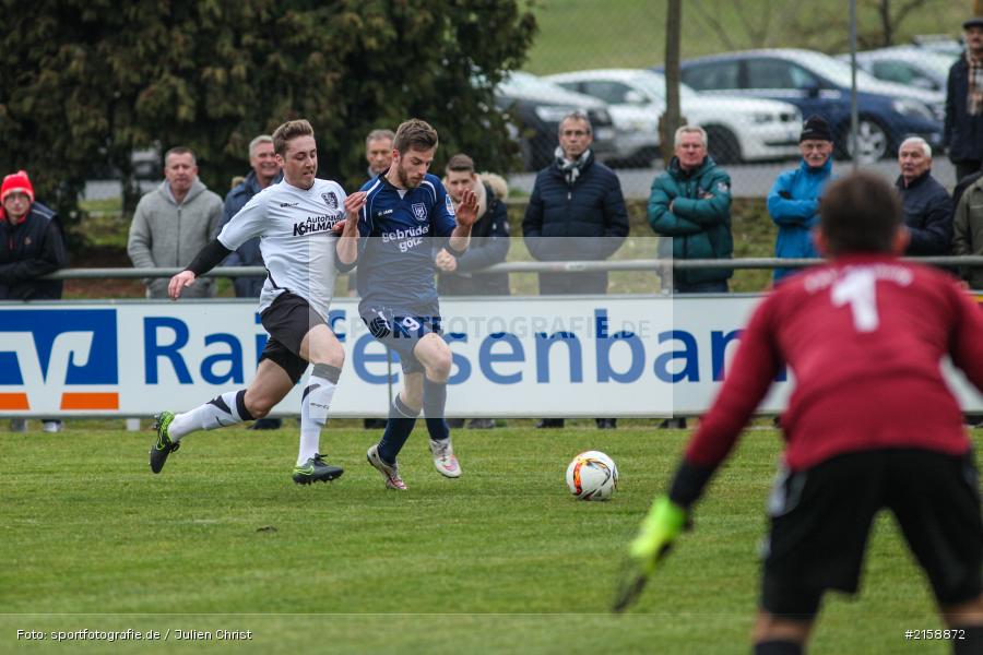 Daniel Woller, Kevin Leibold, 12.03.2016, Fussball, Landesliga Nordwest, TG Höchberg, TSV Karlburg - Bild-ID: 2158872 Daniel Woller, Kevin Leibold, 12.03.2016, Fussball, Landesliga Nordwest, TG Höchberg, TSV Karlburg - Bild-ID: 2158872