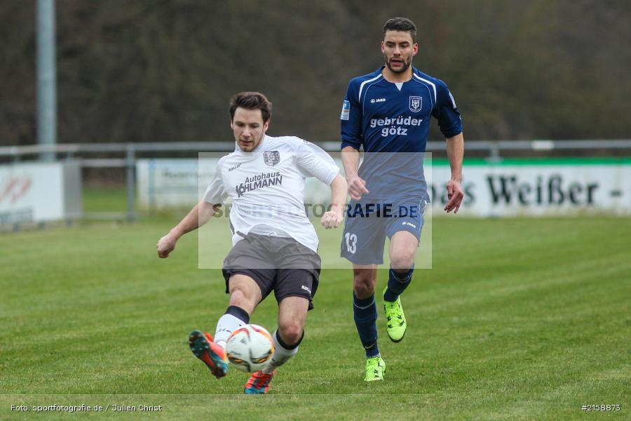 Jeffrey Karl, Felix Walter, 12.03.2016, Fussball, Landesliga Nordwest, TG Höchberg, TSV Karlburg - Bild-ID: 2158873 Jeffrey Karl, Felix Walter, 12.03.2016, Fussball, Landesliga Nordwest, TG Höchberg, TSV Karlburg - Bild-ID: 2158873