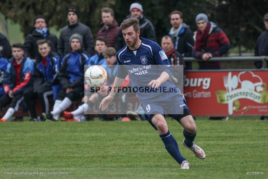 Daniel Woller, 12.03.2016, Fussball, Landesliga Nordwest, TG Höchberg, TSV Karlburg - Bild-ID: 2158878