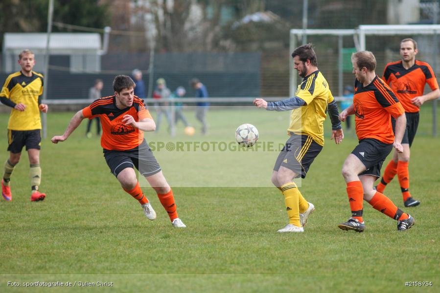 Benedikt Weikinger, Jannik Stenglein, Obersinn, 13.03.2016, Derby, BSC Aura, FV Mittelsinn/Obersinn - Bild-ID: 2158934