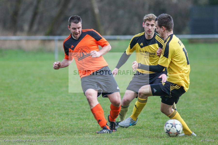 Christian Paul, Timo Rützel, Obersinn, 13.03.2016, Derby, BSC Aura, FV Mittelsinn/Obersinn - Bild-ID: 2158953