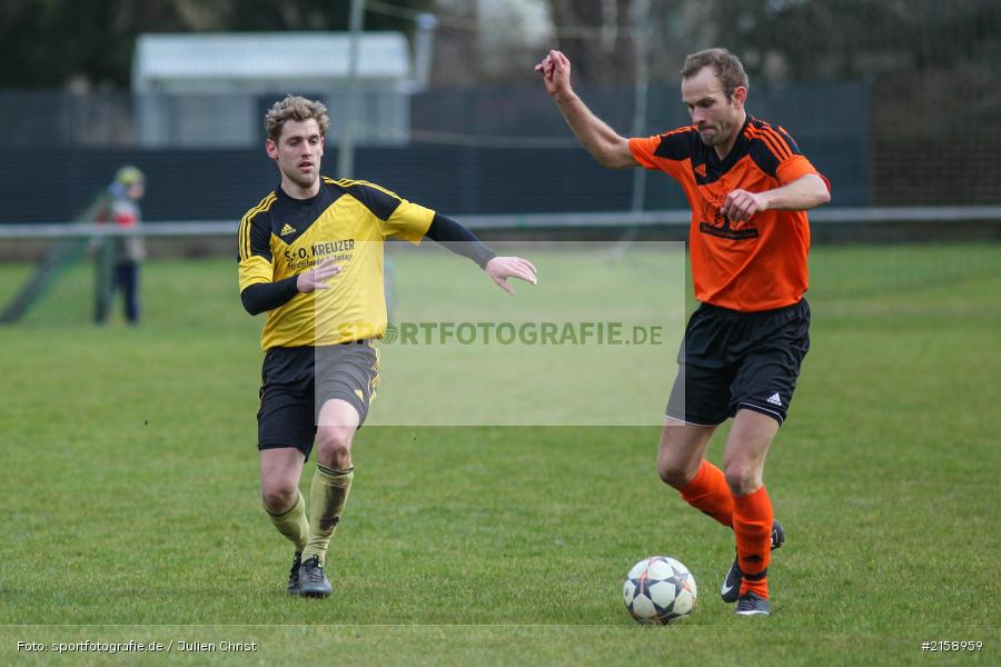 Kim Ullrich, Timo Rützel, Obersinn, 13.03.2016, Derby, BSC Aura, FV Mittelsinn/Obersinn - Bild-ID: 2158959