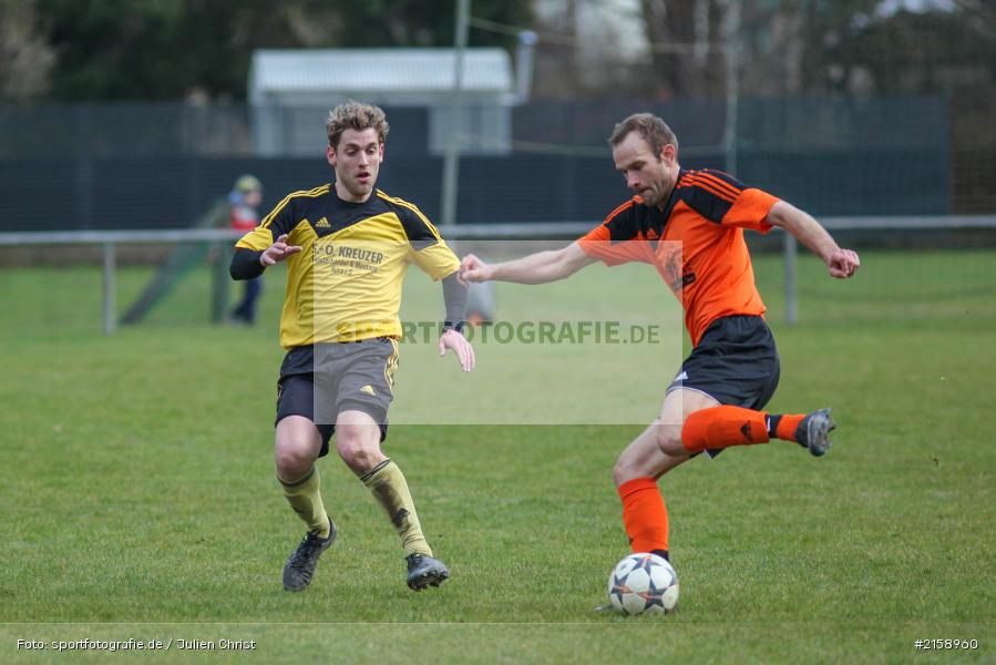 Kim Ullrich, Timo Rützel, Obersinn, 13.03.2016, Derby, BSC Aura, FV Mittelsinn/Obersinn - Bild-ID: 2158960