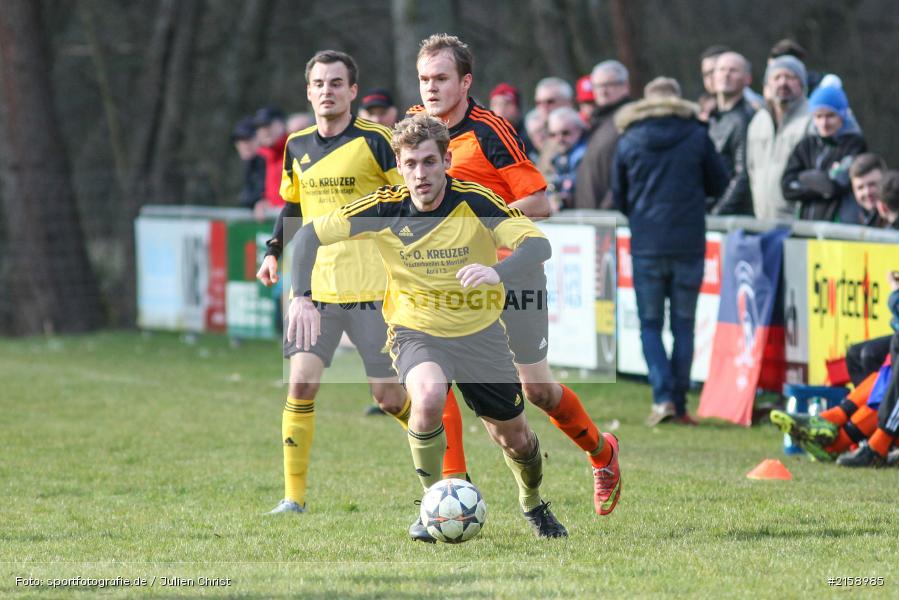 Sven Ullrich, Timo Rützel, Obersinn, 13.03.2016, Derby, BSC Aura, FV Mittelsinn/Obersinn - Bild-ID: 2158985
