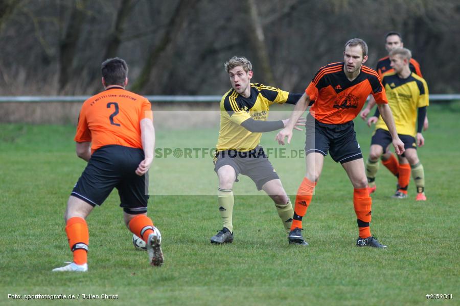 Benedikt Weikinger, Timo Rützel, Obersinn, 13.03.2016, Derby, BSC Aura, FV Mittelsinn/Obersinn - Bild-ID: 2159011