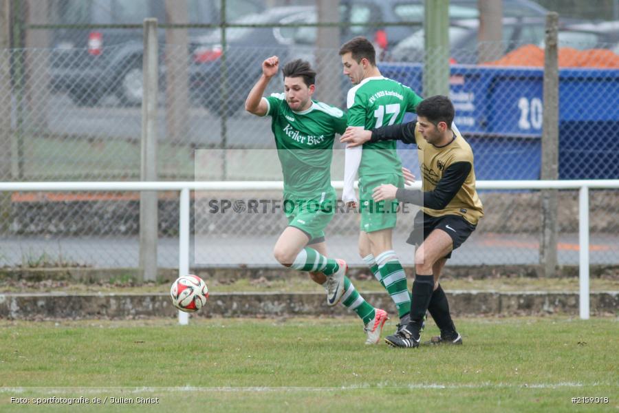 Lorenz Liebler, Christopher Baunach, 20.03.2016, Fussball, Kreisliga Würzburg, SV Waldbrunn, FV Karlstadt - Bild-ID: 2159018