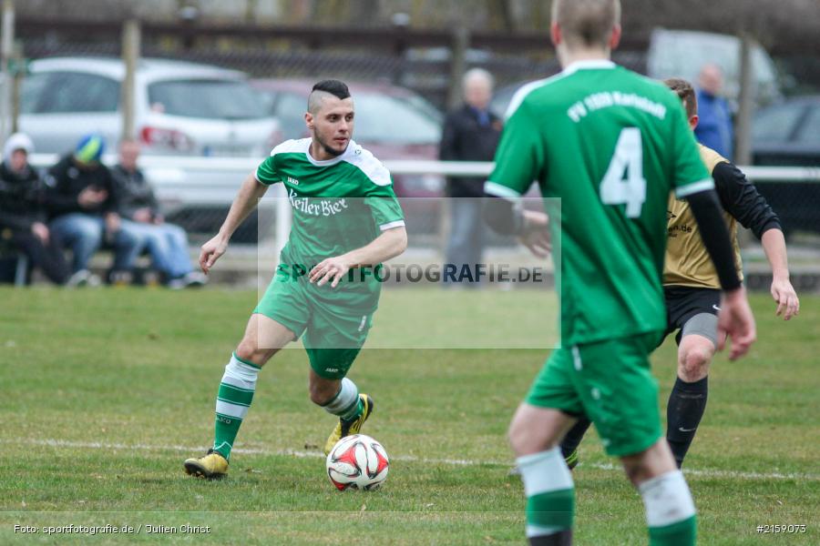 Johannes Heinickel, Atilla Aydogdu, 20.03.2016, Fussball, Kreisliga Würzburg, SV Waldbrunn, FV Karlstadt - Bild-ID: 2159073