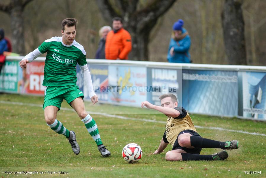 Christoph Bayer, Michael Winkler, 20.03.2016, Fussball, Kreisliga Würzburg, SV Waldbrunn, FV Karlstadt - Bild-ID: 2159094