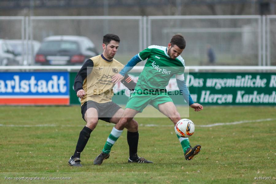 William Vielwerth, Christopher Baunach, 20.03.2016, Fussball, Kreisliga Würzburg, SV Waldbrunn, FV Karlstadt - Bild-ID: 2159097