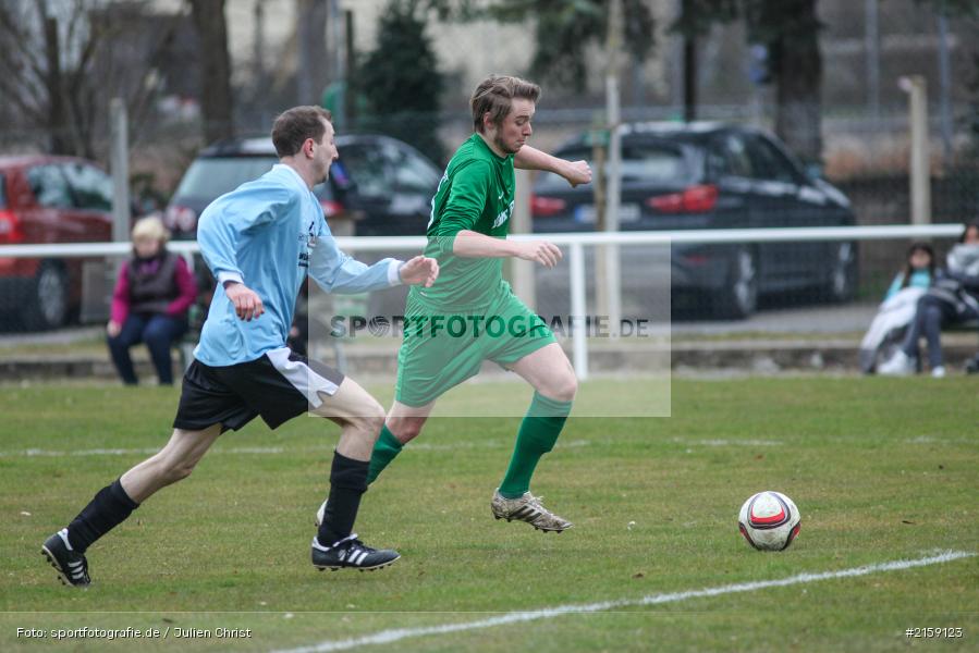 Sebstian Leisgang, Maximilian Mehling, 20.03.2016, B-Klasse, Fussball, FV Maintal II, FV Karlstadt II - Bild-ID: 2159123