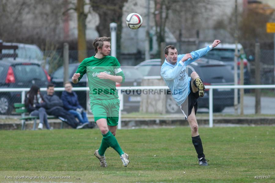 Maximilian Mehling, Sebastian Leisgang, 20.03.2016, B-Klasse, Fussball, FV Maintal II, FV Karlstadt II - Bild-ID: 2159137 Maximilian Mehling, Sebastian Leisgang, 20.03.2016, B-Klasse, Fussball, FV Maintal II, FV Karlstadt II - Bild-ID: 2159137