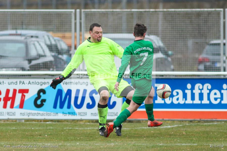 Lukas Wolf, Christian Gittel, 20.03.2016, B-Klasse, Fussball, FV Maintal II, FV Karlstadt II - Bild-ID: 2159138