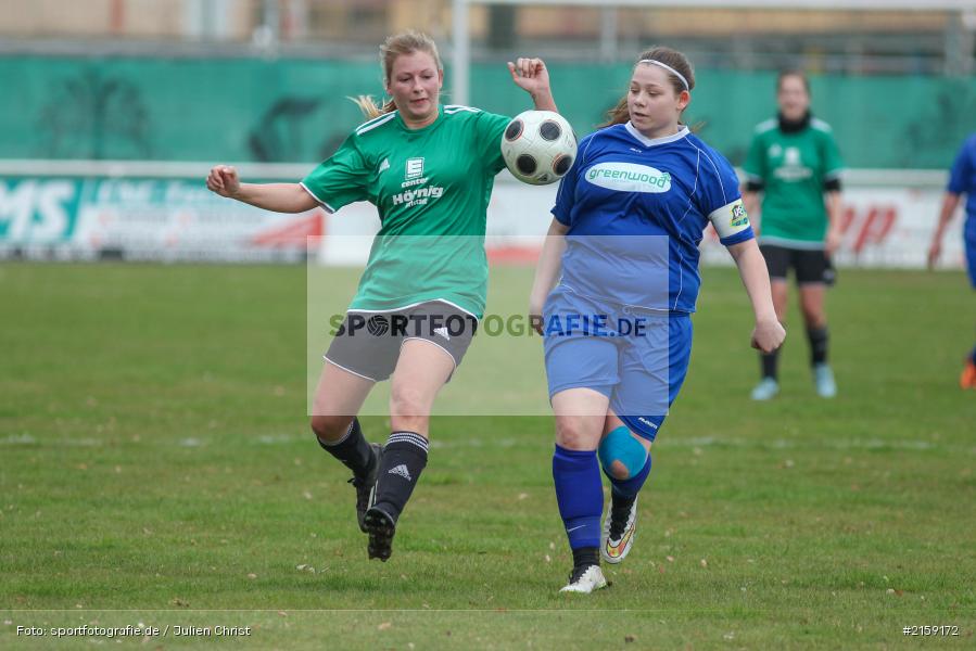 Tatjana Lang, Vivien Reusch, 26.03.2016, Frauen, Fussball, VfR Großostheim, FV Karlstadt - Bild-ID: 2159172 Tatjana Lang, Vivien Reusch, 26.03.2016, Frauen, Fussball, VfR Großostheim, FV Karlstadt - Bild-ID: 2159172