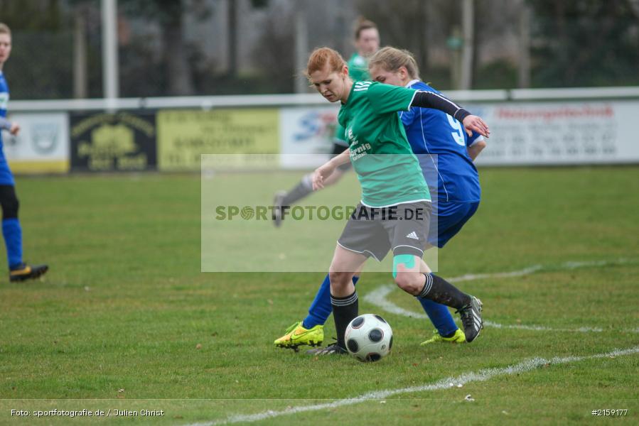 Charlotte Knoche, Pia Gehrsitz, 26.03.2016, Frauen, Fussball, VfR Großostheim, FV Karlstadt - Bild-ID: 2159177