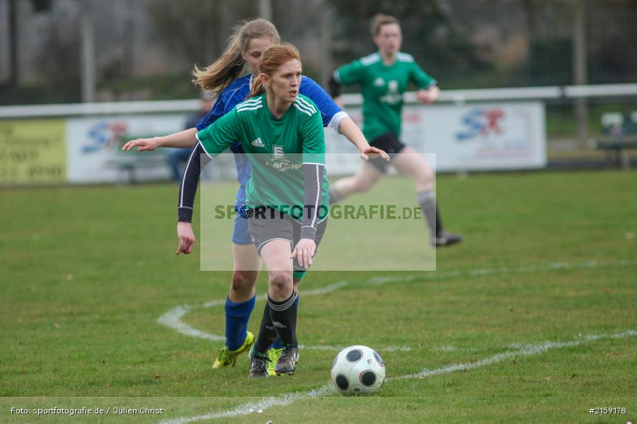 Charlotte Knoche, Pia Gehrsitz, 26.03.2016, Frauen, Fussball, VfR Großostheim, FV Karlstadt - Bild-ID: 2159178 Charlotte Knoche, Pia Gehrsitz, 26.03.2016, Frauen, Fussball, VfR Großostheim, FV Karlstadt - Bild-ID: 2159178