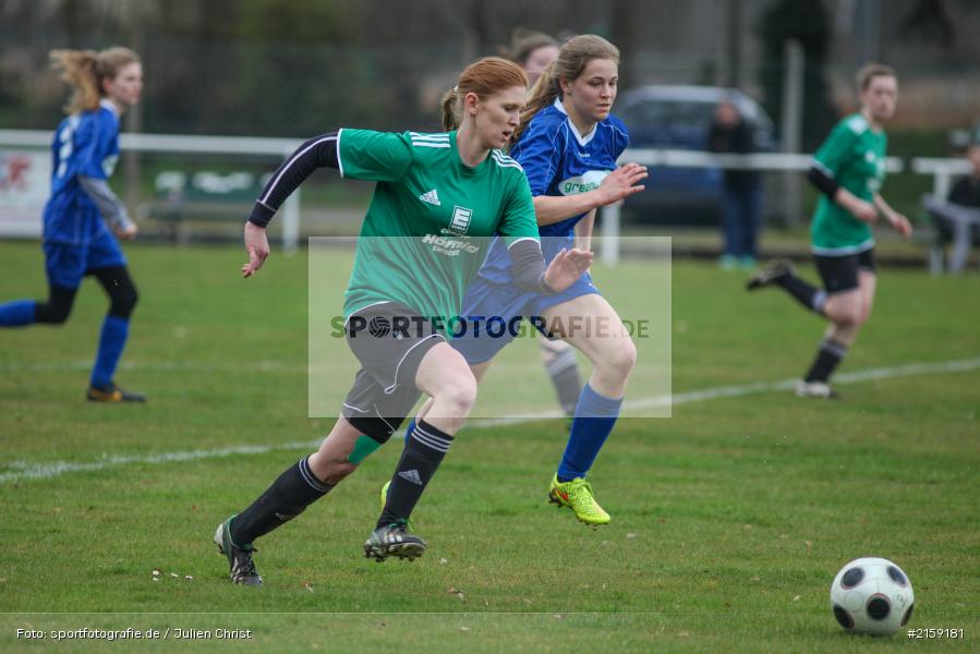 Charlotte Knoche, Pia Gehrsitz, 26.03.2016, Frauen, Fussball, VfR Großostheim, FV Karlstadt - Bild-ID: 2159181