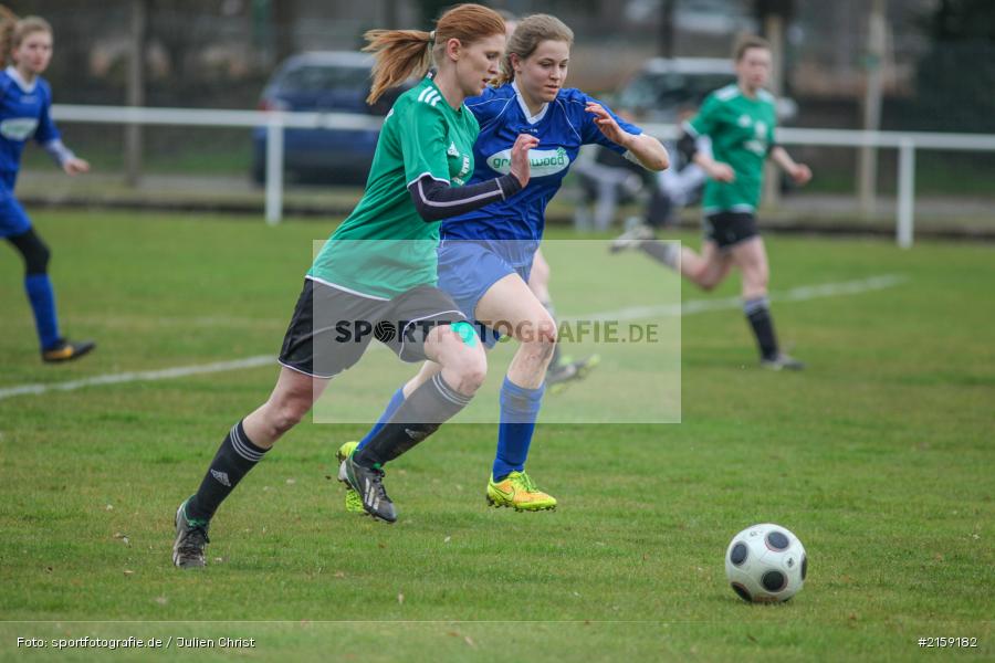 Charlotte Knoche, Pia Gehrsitz, 26.03.2016, Frauen, Fussball, VfR Großostheim, FV Karlstadt - Bild-ID: 2159182