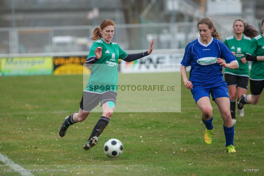 Charlotte Knoche, Pia Gehrsitz, 26.03.2016, Frauen, Fussball, VfR Großostheim, FV Karlstadt - Bild-ID: 2159189 Charlotte Knoche, Pia Gehrsitz, 26.03.2016, Frauen, Fussball, VfR Großostheim, FV Karlstadt - Bild-ID: 2159189