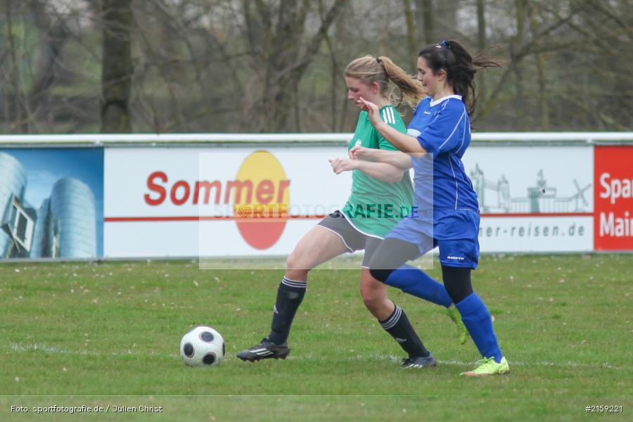 Vivien Reusch, Eronida Beqiraj, 26.03.2016, Frauen, Fussball, VfR Großostheim, FV Karlstadt - Bild-ID: 2159221