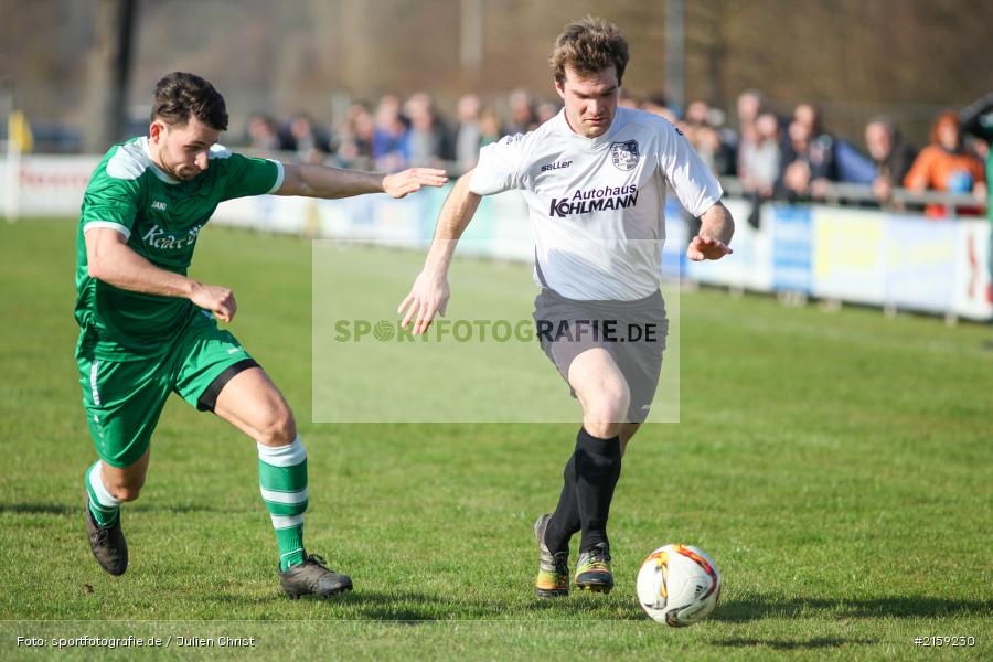 Lorenz Liebler, Janek Kübert, 26.03.2016, Kreisliga Würzburg, Fussball, FV Karlstadt, TSV Karlburg II - Bild-ID: 2159230 Lorenz Liebler, Janek Kübert, 26.03.2016, Kreisliga Würzburg, Fussball, FV Karlstadt, TSV Karlburg II - Bild-ID: 2159230