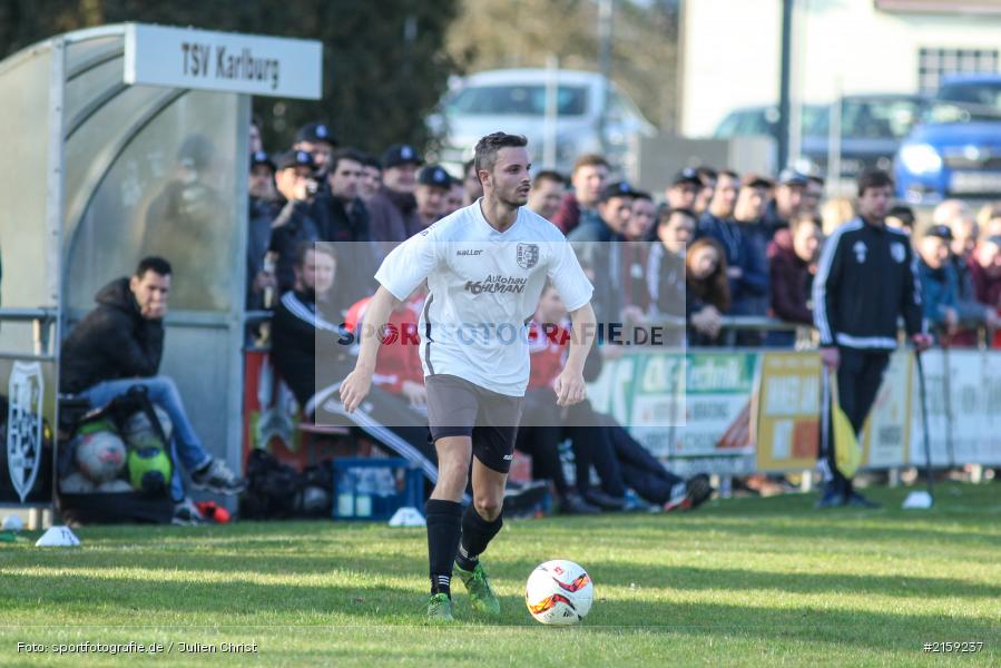 Matthias Koehler, 26.03.2016, Kreisliga Würzburg, Fussball, FV Karlstadt, TSV Karlburg II - Bild-ID: 2159237 Matthias Koehler, 26.03.2016, Kreisliga Würzburg, Fussball, FV Karlstadt, TSV Karlburg II - Bild-ID: 2159237