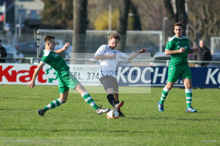 Lukas Ehrenfels, Michael Winkler, 26.03.2016, Kreisliga Würzburg, Fussball, FV Karlstadt, TSV Karlburg II - Bild-ID: 2159248