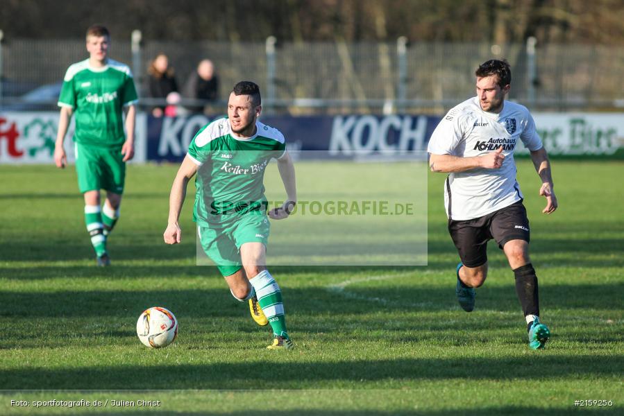 Johannes Gold, Atilla Aydogdu, 26.03.2016, Kreisliga Würzburg, Fussball, FV Karlstadt, TSV Karlburg II - Bild-ID: 2159256