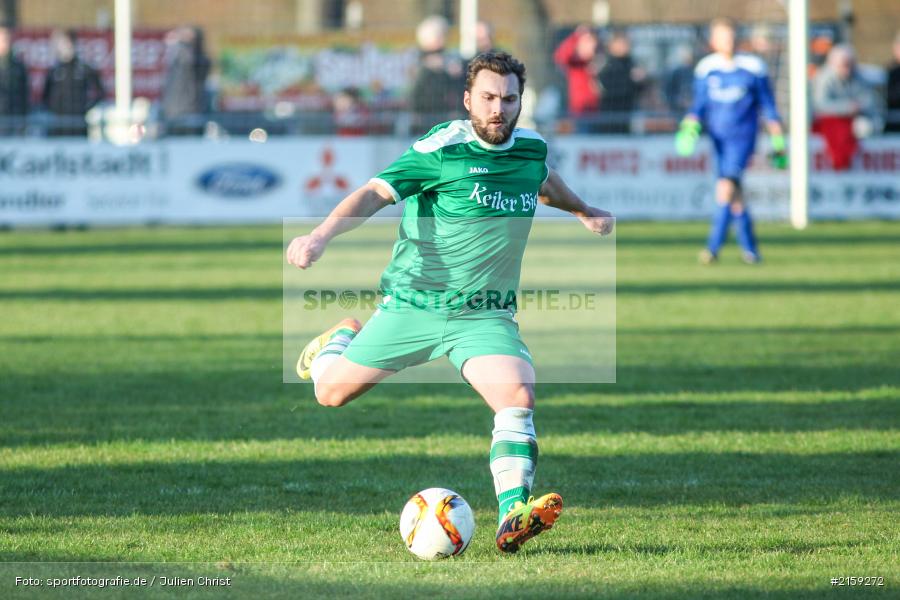 Holger Bauerfeind, 26.03.2016, Kreisliga Würzburg, Fussball, FV Karlstadt, TSV Karlburg II - Bild-ID: 2159272