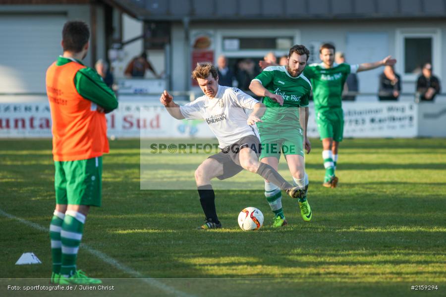 Holger Bauerfeind, Janek Kübert, 26.03.2016, Kreisliga Würzburg, Fussball, FV Karlstadt, TSV Karlburg II - Bild-ID: 2159294