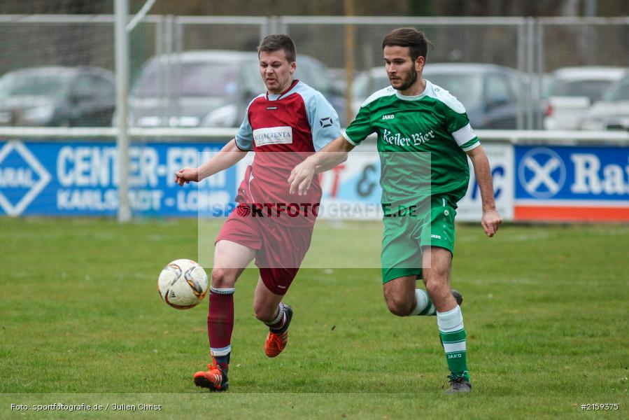 William Vielwerth, Tobias Hehrlein, Karlstadt, 28.03.2016, Totopokal Kreis Würzburg, TSV Retzbach, FV Karlstadt - Bild-ID: 2159375 William Vielwerth, Tobias Hehrlein, Karlstadt, 28.03.2016, Totopokal Kreis Würzburg, TSV Retzbach, FV Karlstadt - Bild-ID: 2159375