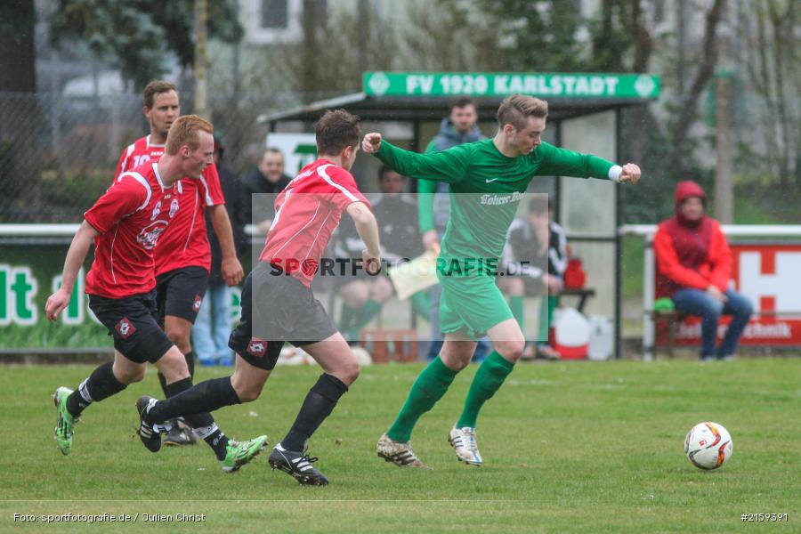 Sebastian Leisgang, Andre Hoefer, 28.03.2016, B-Klasse, Fussball, DJK Retzstadt II, FV Karlstadt II - Bild-ID: 2159391 Sebastian Leisgang, Andre Hoefer, 28.03.2016, B-Klasse, Fussball, DJK Retzstadt II, FV Karlstadt II - Bild-ID: 2159391