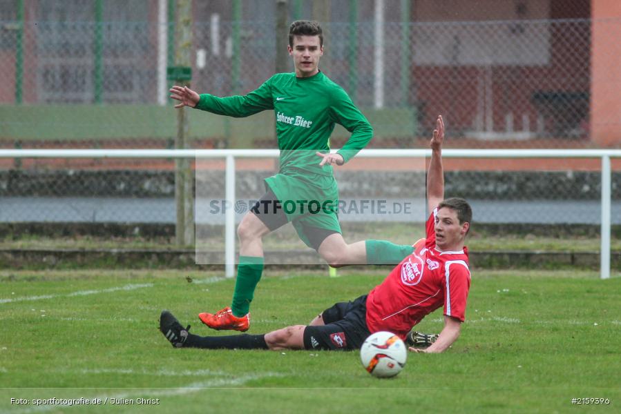 Marcel Lehrmann, Lukas Wolf, 28.03.2016, B-Klasse, Fussball, DJK Retzstadt II, FV Karlstadt II - Bild-ID: 2159396 Marcel Lehrmann, Lukas Wolf, 28.03.2016, B-Klasse, Fussball, DJK Retzstadt II, FV Karlstadt II - Bild-ID: 2159396