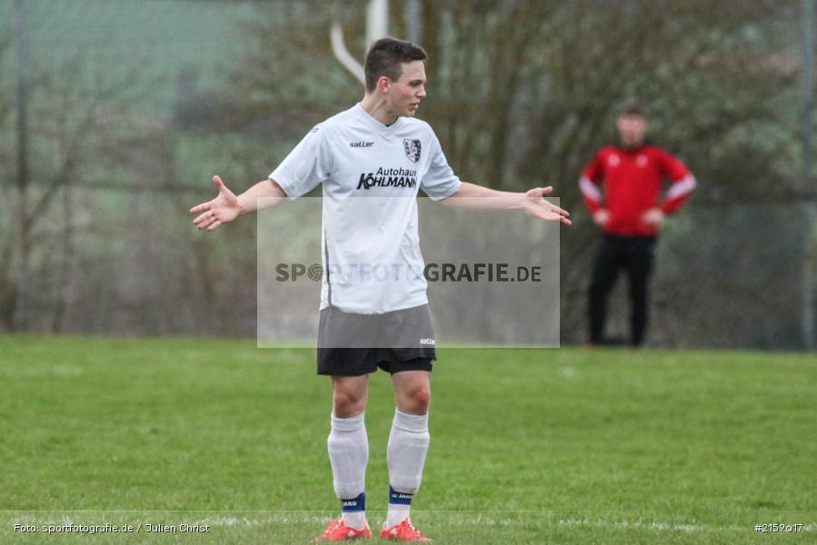 Marcel Frank, 01.04.2016, Kreisliga, TSV Karlburg II, FC Wiesenfeld-Halsbach - Bild-ID: 2159617