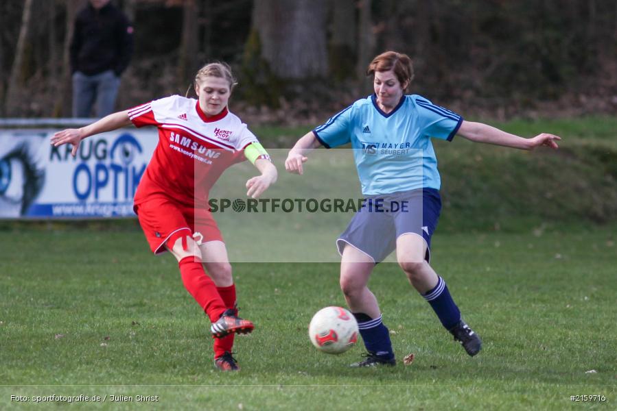Pia Urlaub, Julia Hildenbeutel, 02.04.2016, Unterfranken, Bezirksliga 01, Fussball, FC Karsbach 2, SpVgg Adelsberg - Bild-ID: 2159716