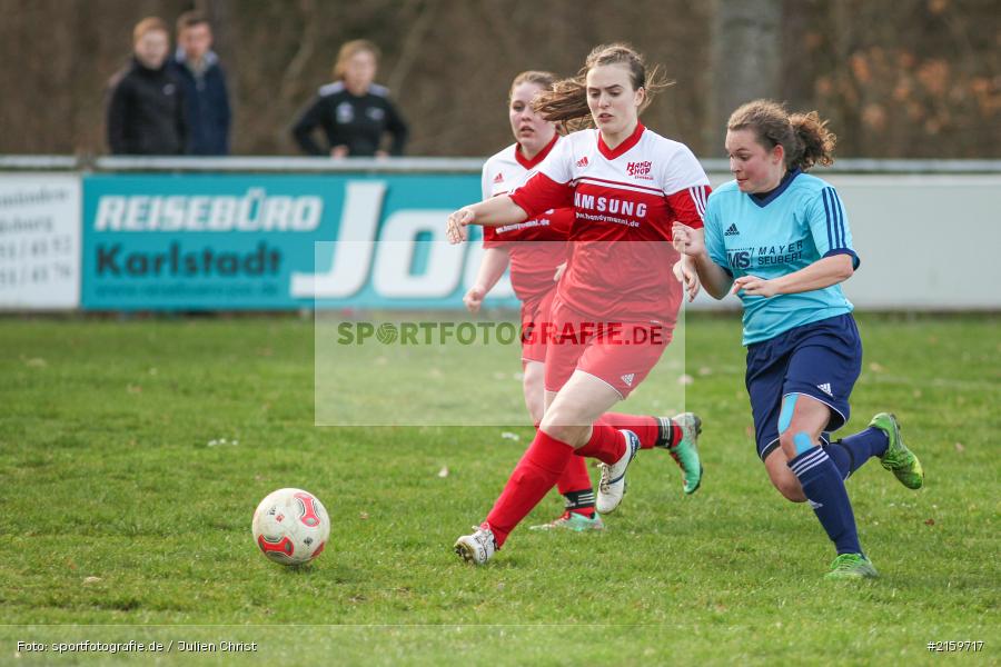 Julia Siegler, Verena Roth, 02.04.2016, Unterfranken, Bezirksliga 01, Fussball, FC Karsbach 2, SpVgg Adelsberg - Bild-ID: 2159717