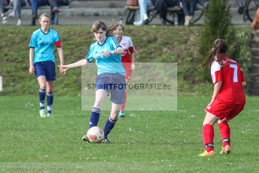 Katharina Schmitt, 02.04.2016, Unterfranken, Bezirksliga 01, Fussball, FC Karsbach 2, SpVgg Adelsberg - Bild-ID: 2159727