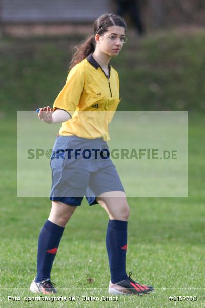 Schiedsrichter, Lisa Yaman, 02.04.2016, Unterfranken, Bezirksliga 01, Fussball, FC Karsbach 2, SpVgg Adelsberg - Bild-ID: 2159750
