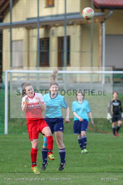 Sophia Burkard, Yvonne Hemmerich, 02.04.2016, Unterfranken, Bezirksliga 01, Fussball, FC Karsbach 2, SpVgg Adelsberg - Bild-ID: 2159764
