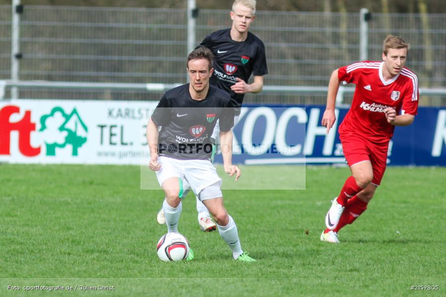 Adrian Dußler, 02.04.2016, Fussball, Landesliga Nordwest, 1. FC Schweinfurt 05 II, TSV Karlburg - Bild-ID: 2159805