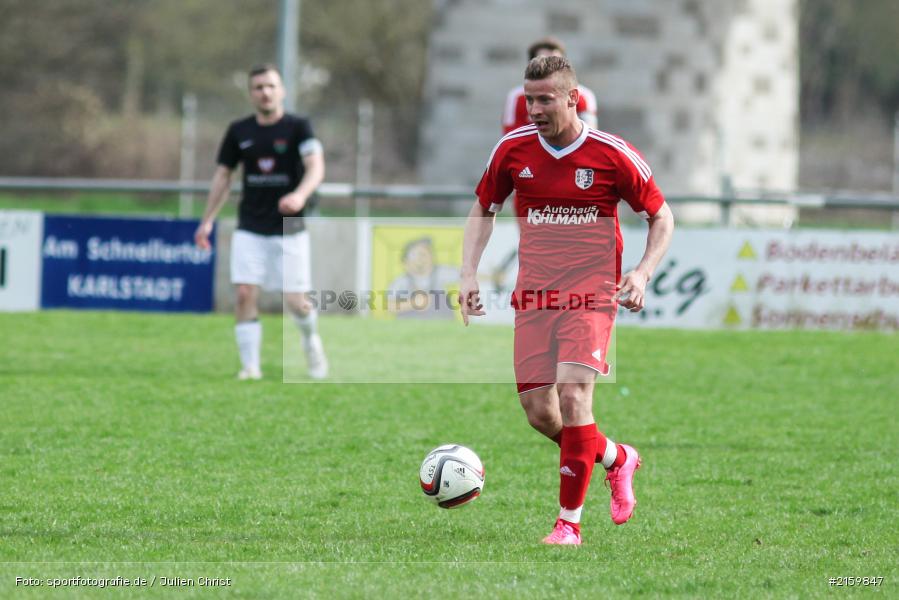 Szymon Dynia, 02.04.2016, Fussball, Landesliga Nordwest, 1. FC Schweinfurt 05 II, TSV Karlburg - Bild-ID: 2159847