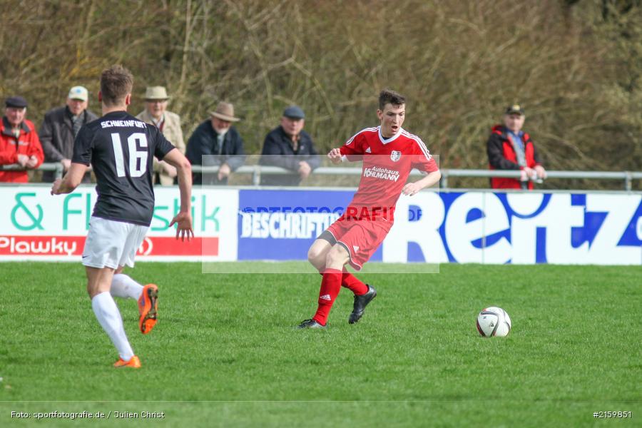 02.04.2016, Fussball, Landesliga Nordwest, 1. FC Schweinfurt 05 II, TSV Karlburg - Bild-ID: 2159851