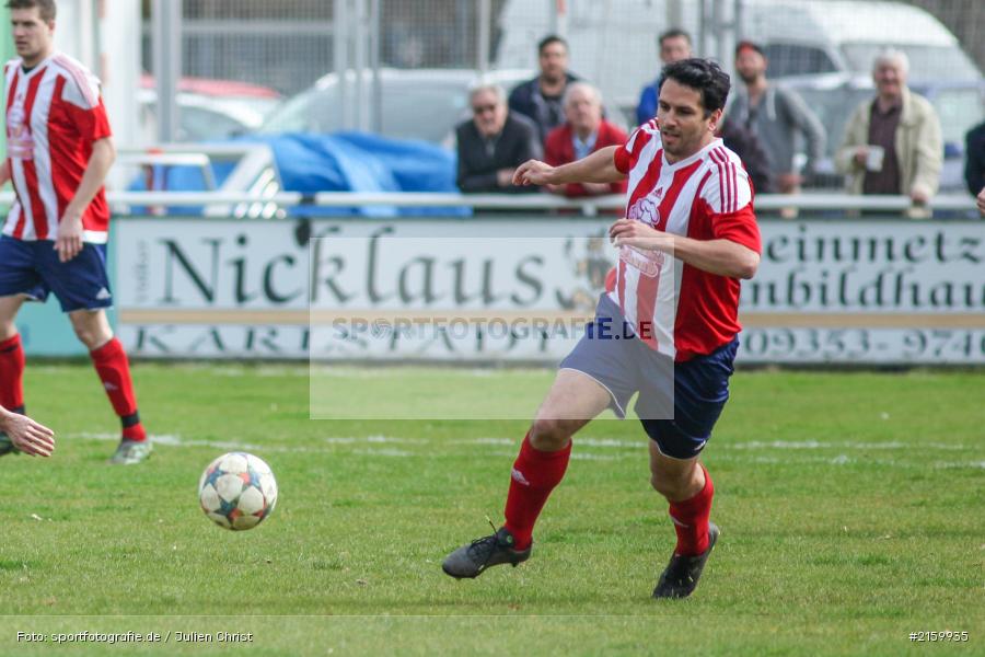 Dominik Schalling, Derby, 03.04.2016, Kreisliga Würzburg, Fussball, FC Wiesenfeld-Halsbach, FV Karlstadt - Bild-ID: 2159935
