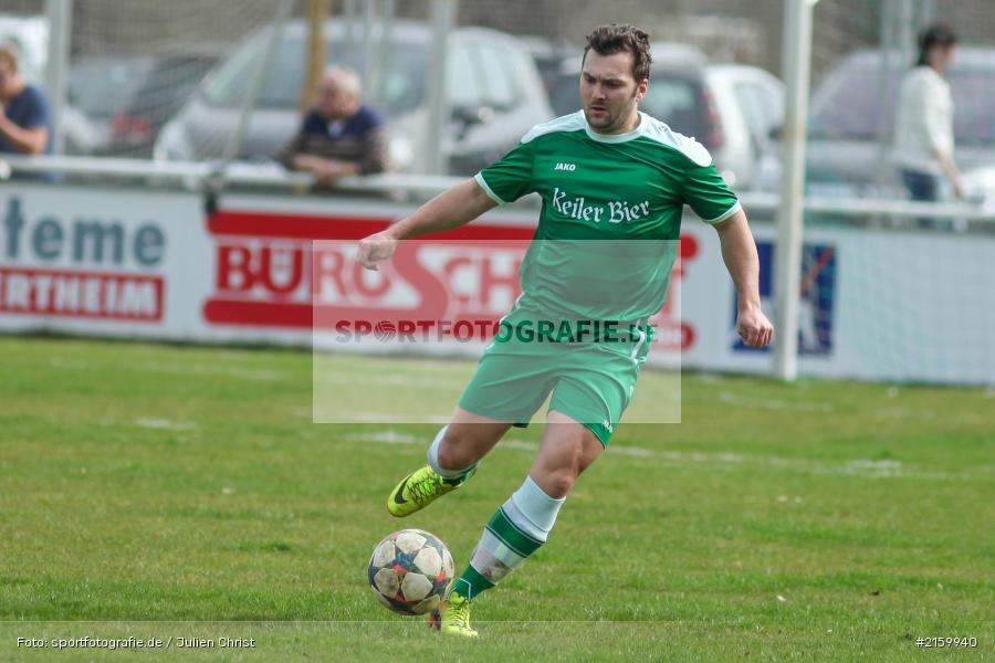 Holger Bauerfeind, Derby, 03.04.2016, Kreisliga Würzburg, Fussball, FC Wiesenfeld-Halsbach, FV Karlstadt - Bild-ID: 2159940 Holger Bauerfeind, Derby, 03.04.2016, Kreisliga Würzburg, Fussball, FC Wiesenfeld-Halsbach, FV Karlstadt - Bild-ID: 2159940