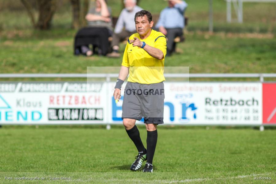Erwin Fleischmann, 03.04.2016, Fussball, Kreisliga Würzburg, SC Schollbrunn, TSV Retzbach - Bild-ID: 2159946