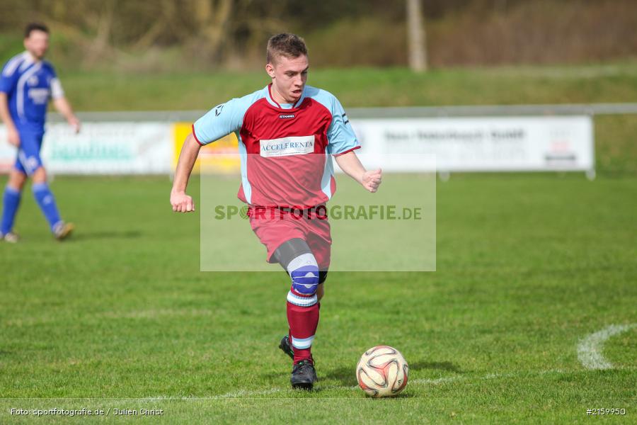 Lukas Gößwein, 03.04.2016, Fussball, Kreisliga Würzburg, SC Schollbrunn, TSV Retzbach - Bild-ID: 2159950