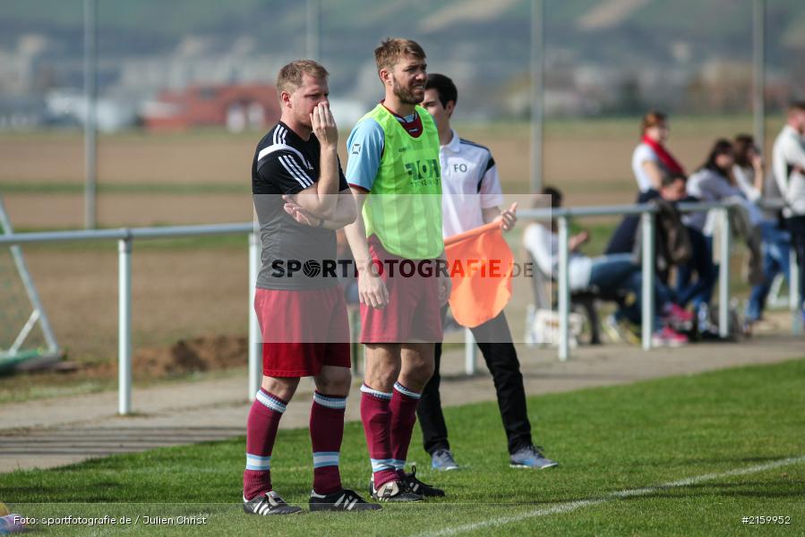 Matthias Frank, Steffen Amthor, 03.04.2016, Fussball, Kreisliga Würzburg, SC Schollbrunn, TSV Retzbach - Bild-ID: 2159952