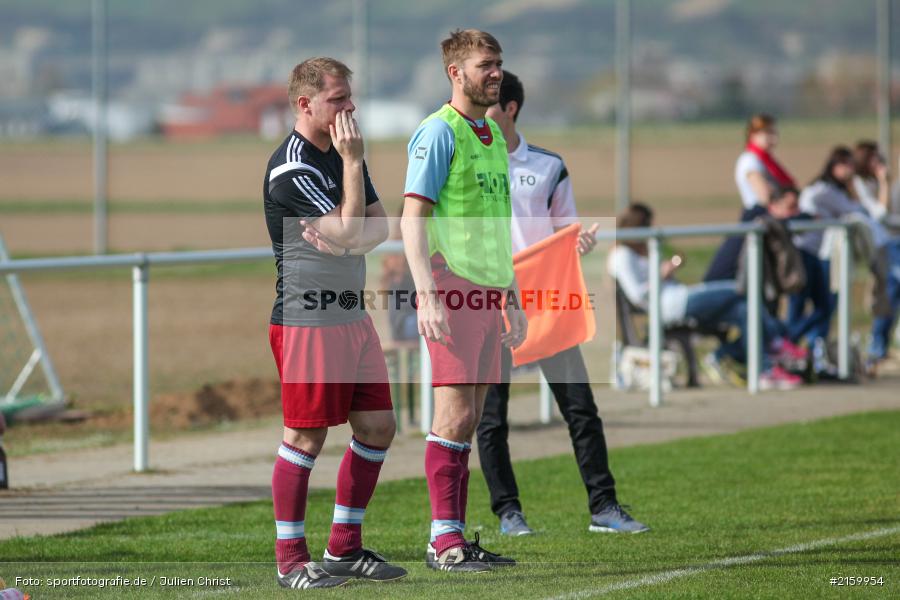 Matthias Frank, Steffen Amthor, 03.04.2016, Fussball, Kreisliga Würzburg, SC Schollbrunn, TSV Retzbach - Bild-ID: 2159954